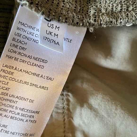 Anthropologie Overdyed Cropped Wide-Leg Pants M - Picture 8 of 9